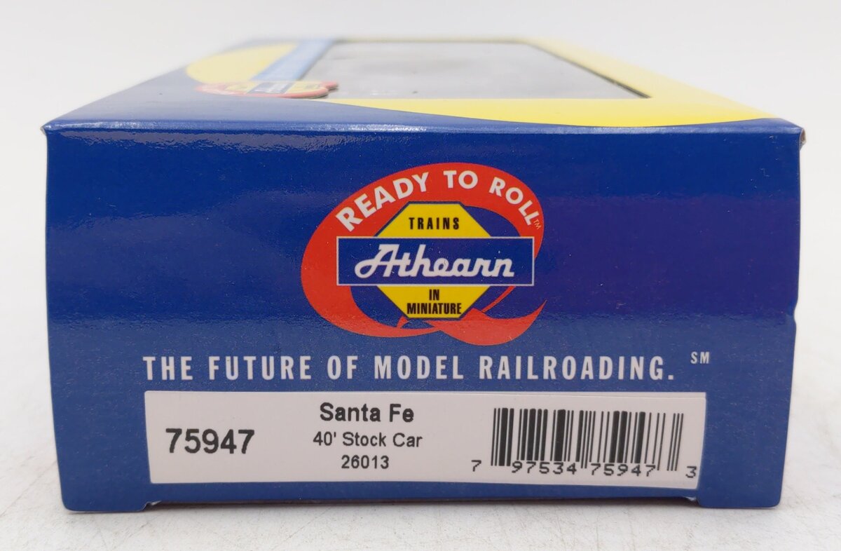 Athearn 75947 HO Santa Fe 40' Stock Car #26013