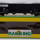 MTH 70-75018 G Scale Norfolk Southern 4-Bay Hopper w/ Coal #14770 (Metal Wheels)