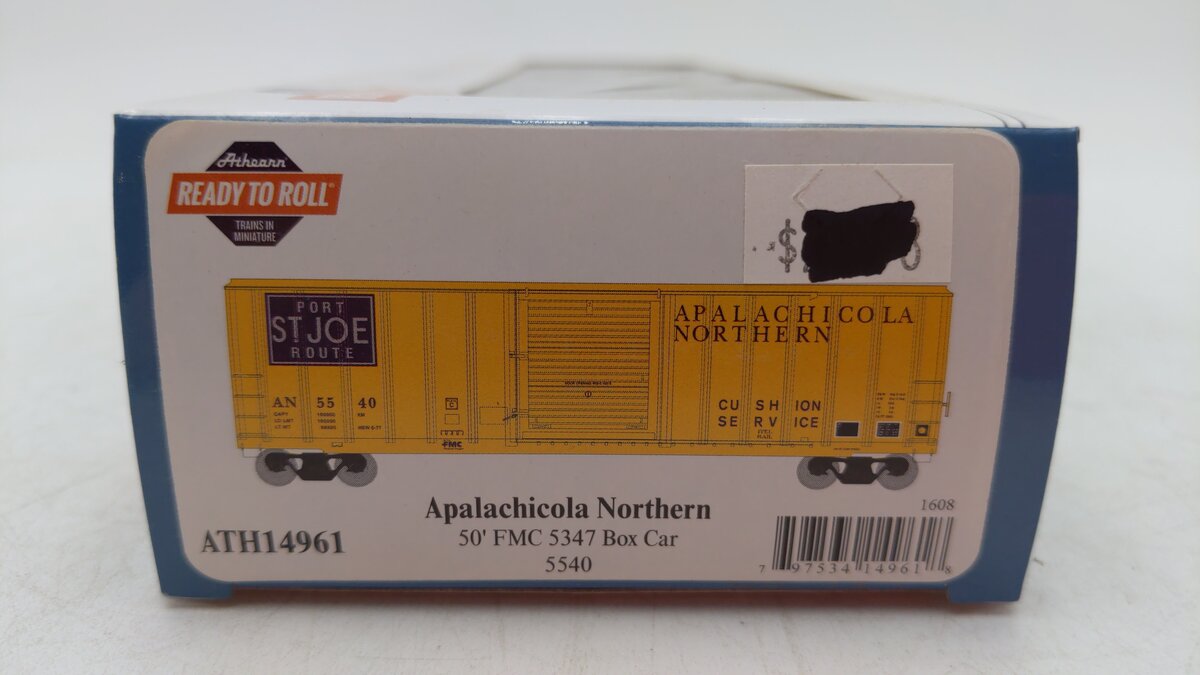 Athearn 14961 HO Apalachicola Northern 50' FMC 5347 Boxcar #5540 - RTR
