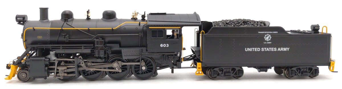Broadway Limited 4325 HO US Army 2-8-0 Consolidation #603 w/ Paragon3™ & DCC