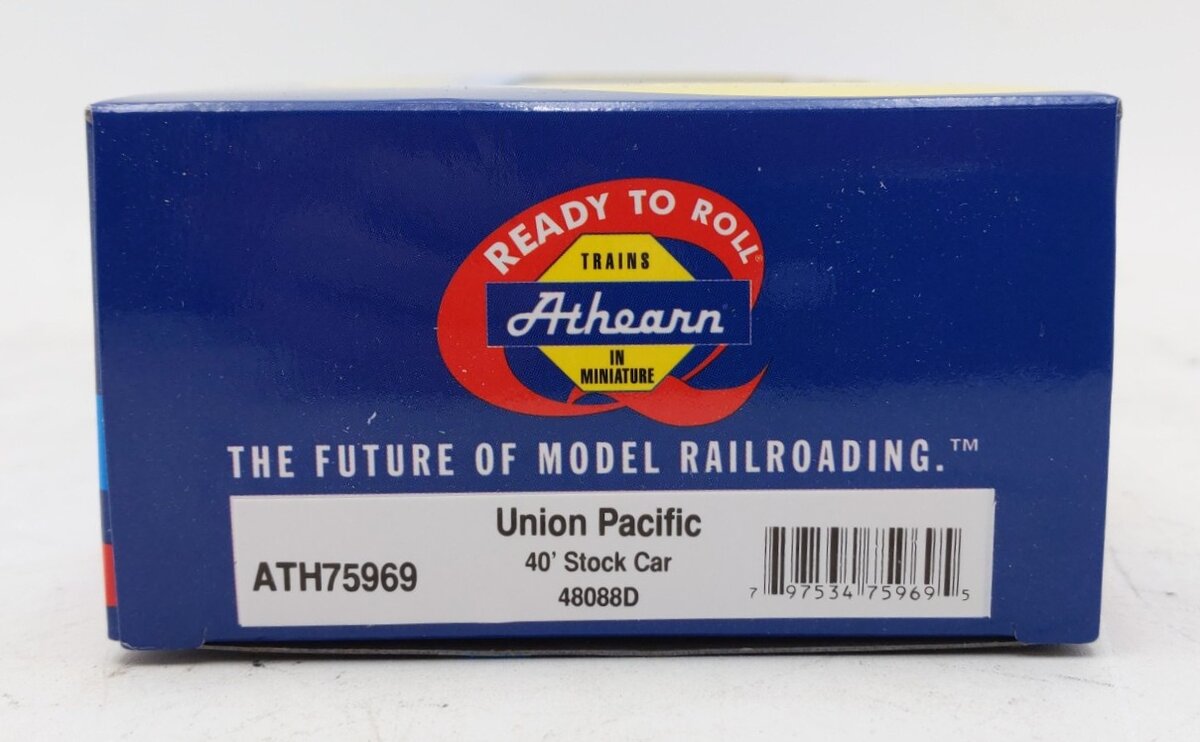 Athearn 75969 HO Union Pacific 40' Stock Car Brown #48088D
