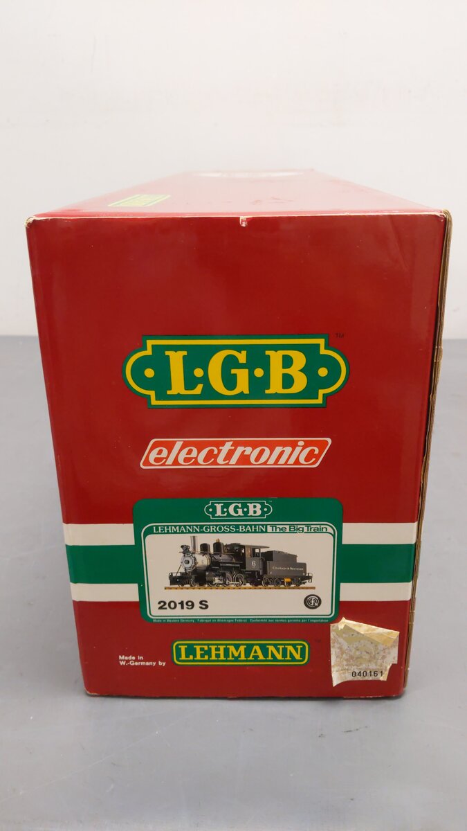 LGB 2019S G Scale Colorado & Southern Mogul Steam Locomotive & Tender #6 VG/Box