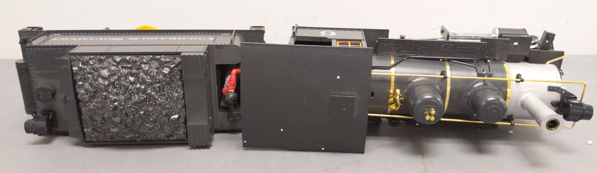 LGB 2019S G Scale Colorado & Southern Mogul Steam Locomotive & Tender #6 VG/Box