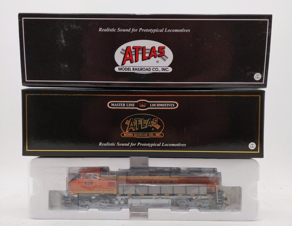 Atlas 9869 HO BNSF Dash 8-40BW Gold H3 #524 w/DCC