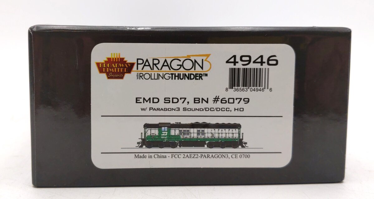 Broadway Limited 4946 HO Burlington Northern EMD SD-7 Diesel Engine #6079 w/DCC