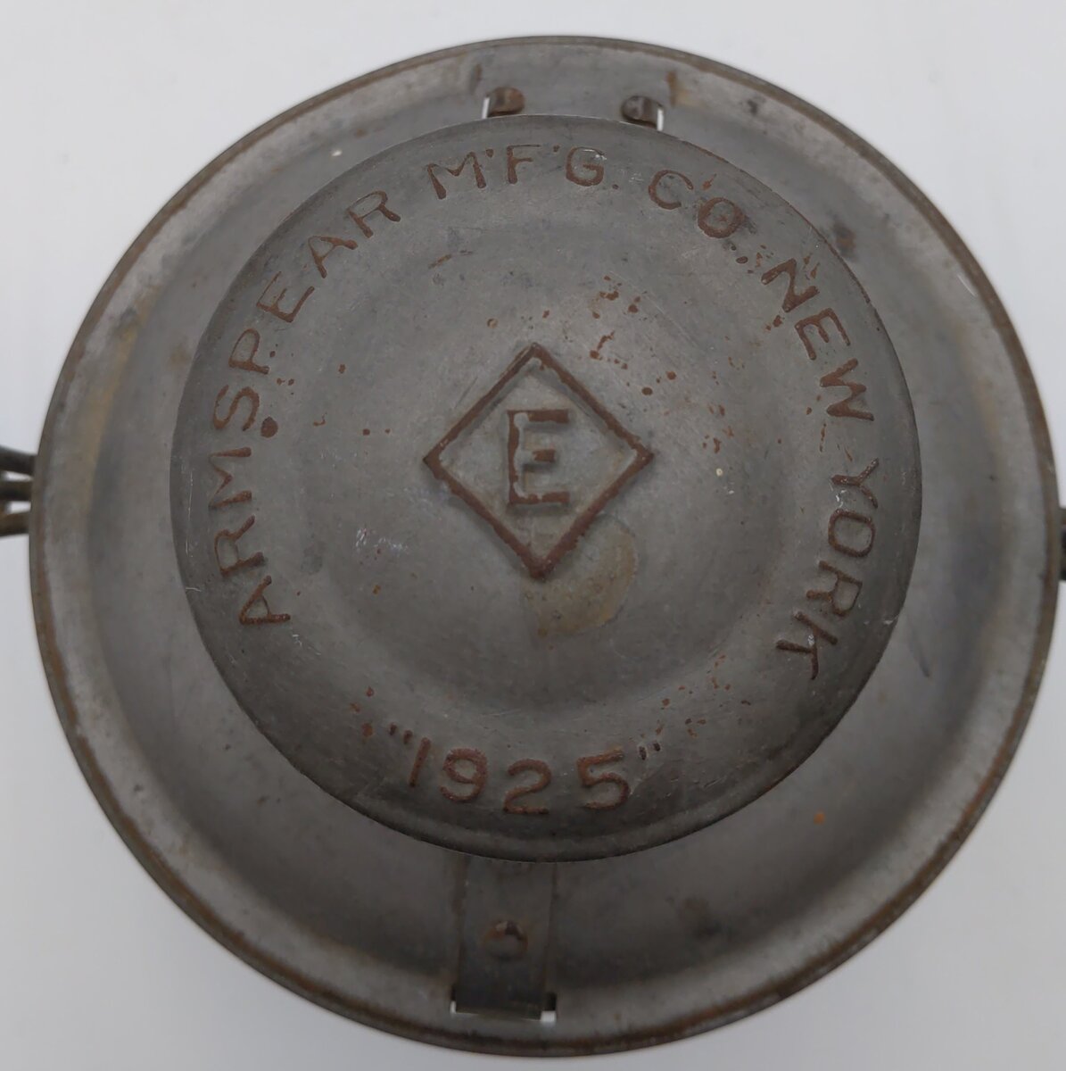Armspear Mfg Vintage Railroad Lantern w/Clear Globe VG