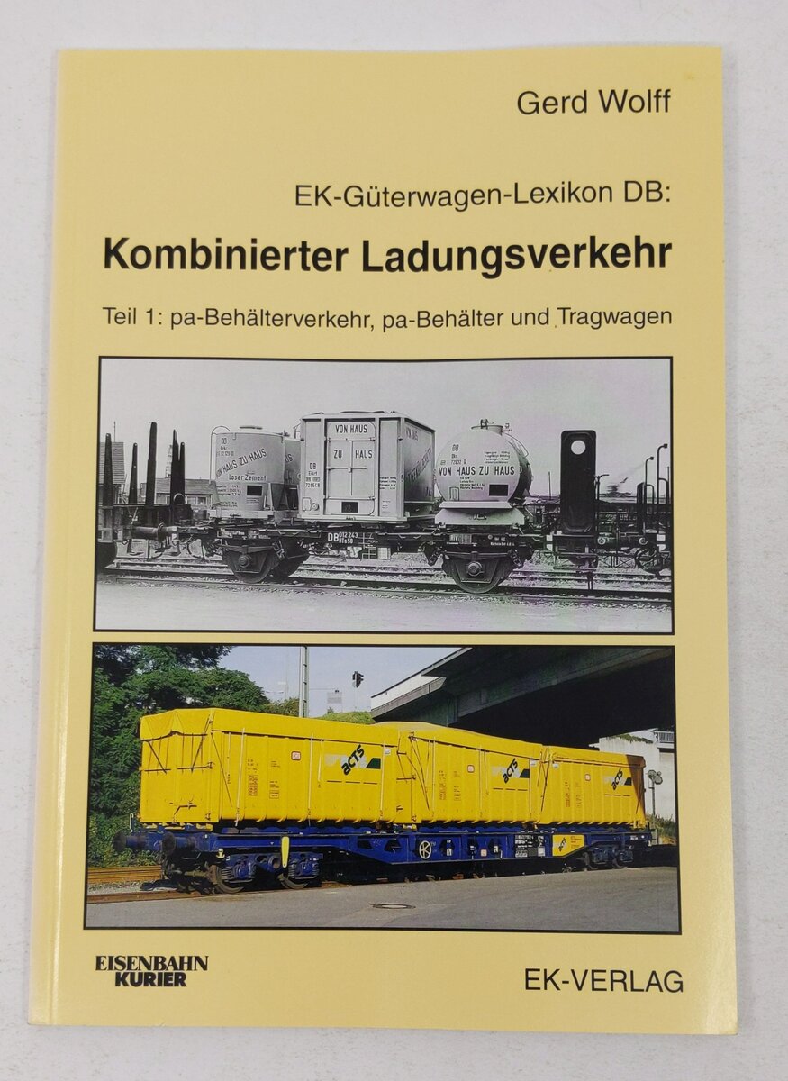 EK-Guterwagen-Lexikon DB Paperback Book By Gerd Wolff VG