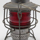 Adams & Westlake Vintage "Kero" Lehigh Valley Railroad Lantern w/Red Globe VG