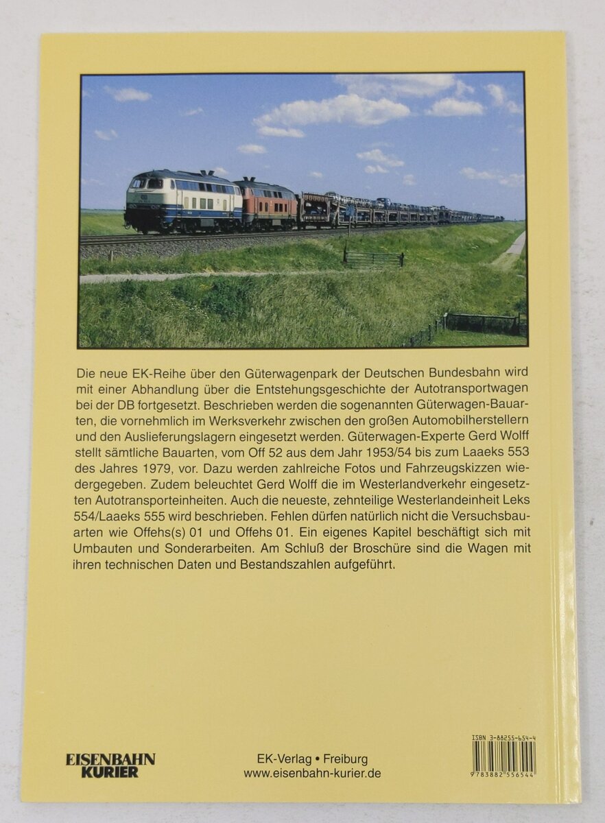 EK-Güterwagen-Lexikon DB Paperback Book By Gerd Wolff EX
