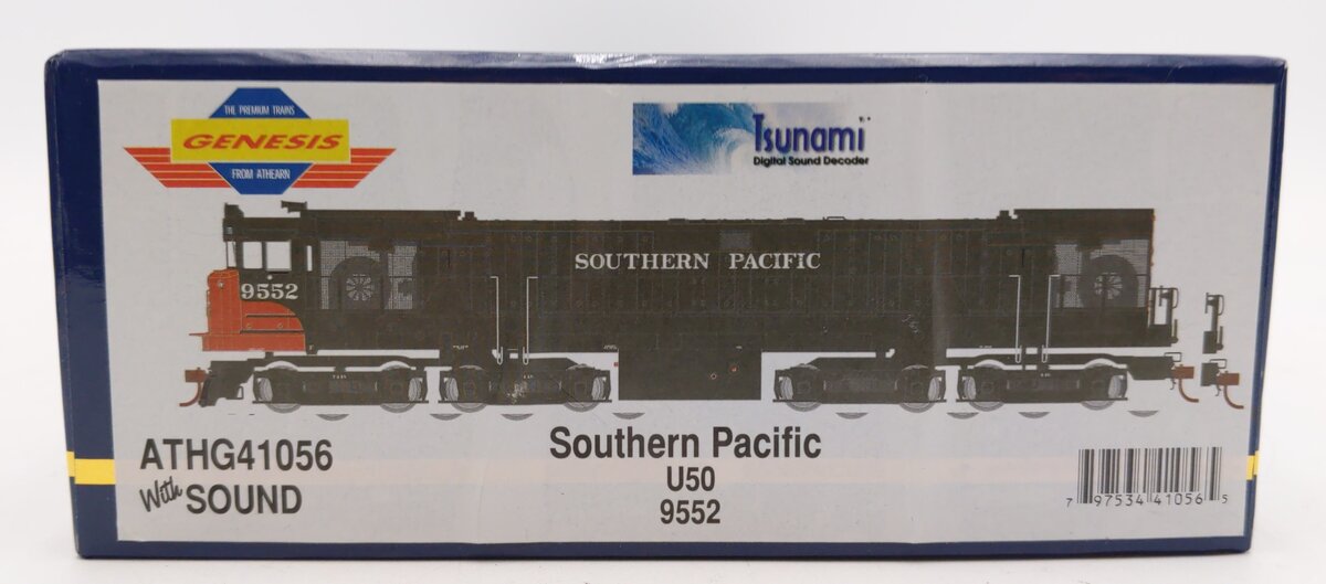 Athearn G41056 HO Southern Pacific U50 Diesel Locomotive w/DCC & Sound #9552