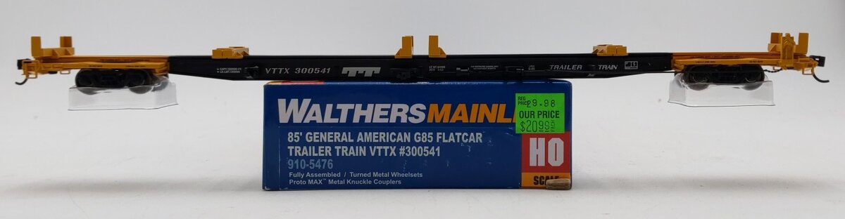 Walthers 910-5476 HO Scale VTTX 85' General American Flatcar #300541