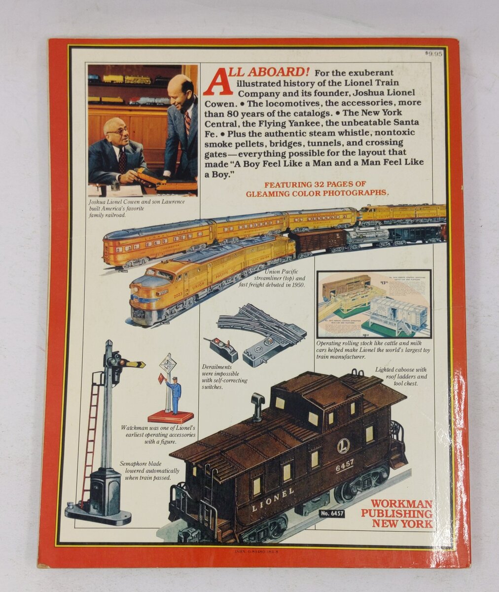 All Aboard The Story of Joshua Lionel Cowen & His Lionel Train Company Hardcover VG
