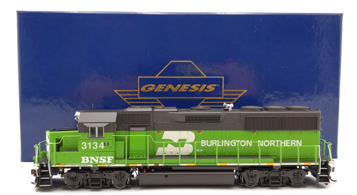 Athearn G65428 HO BNSF/Ex-BN/White Face GP50 Diesel Loco w/DCC & Sound #3134