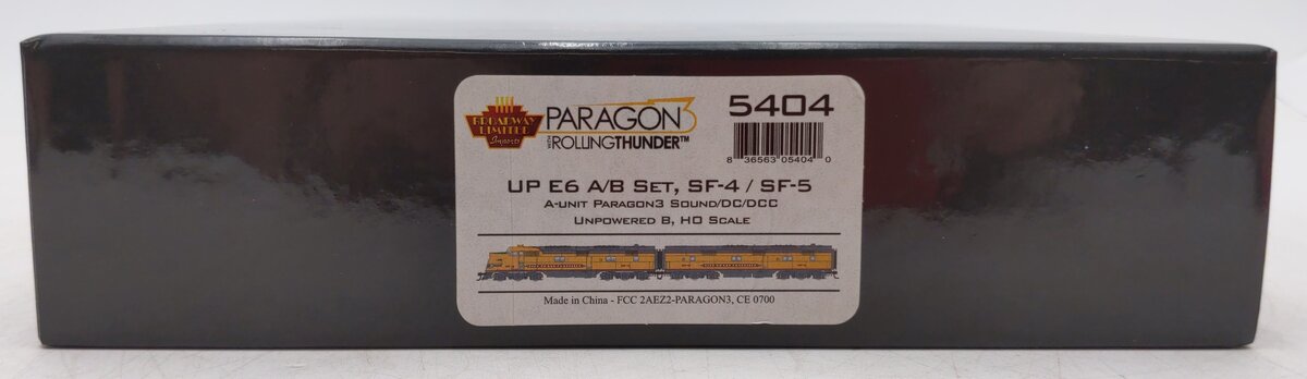Broadway Limited 5404 HO UP/C&NW EMD E6 AB Set A-unit #SF-4/SF-5 w/DCC & Sound