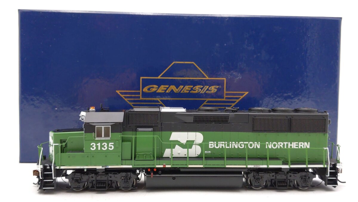 Athearn G65424 HO BN/White Face GP50 Diesel Locomotive w/DCC & Sound #3135