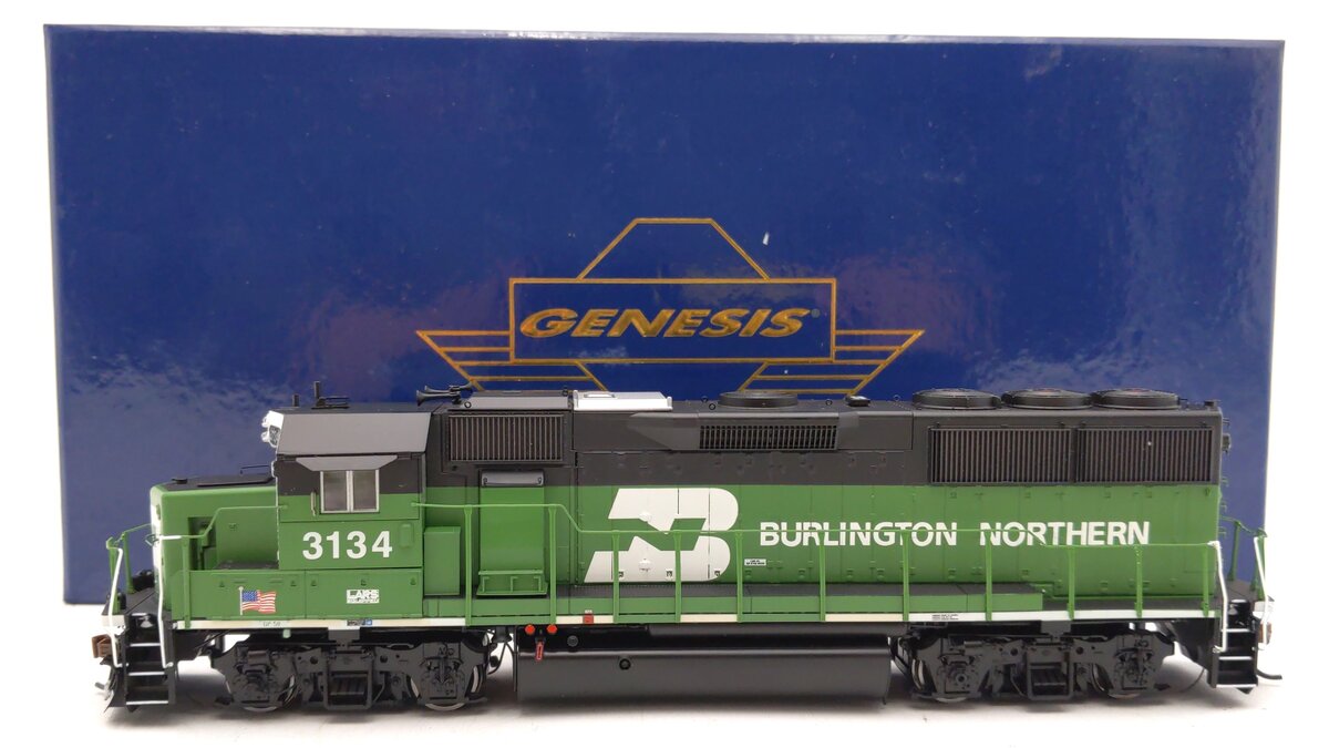 Athearn G65423 HO BN/White Face GP50 Diesel Locomotive w/DCC & Sound #3134