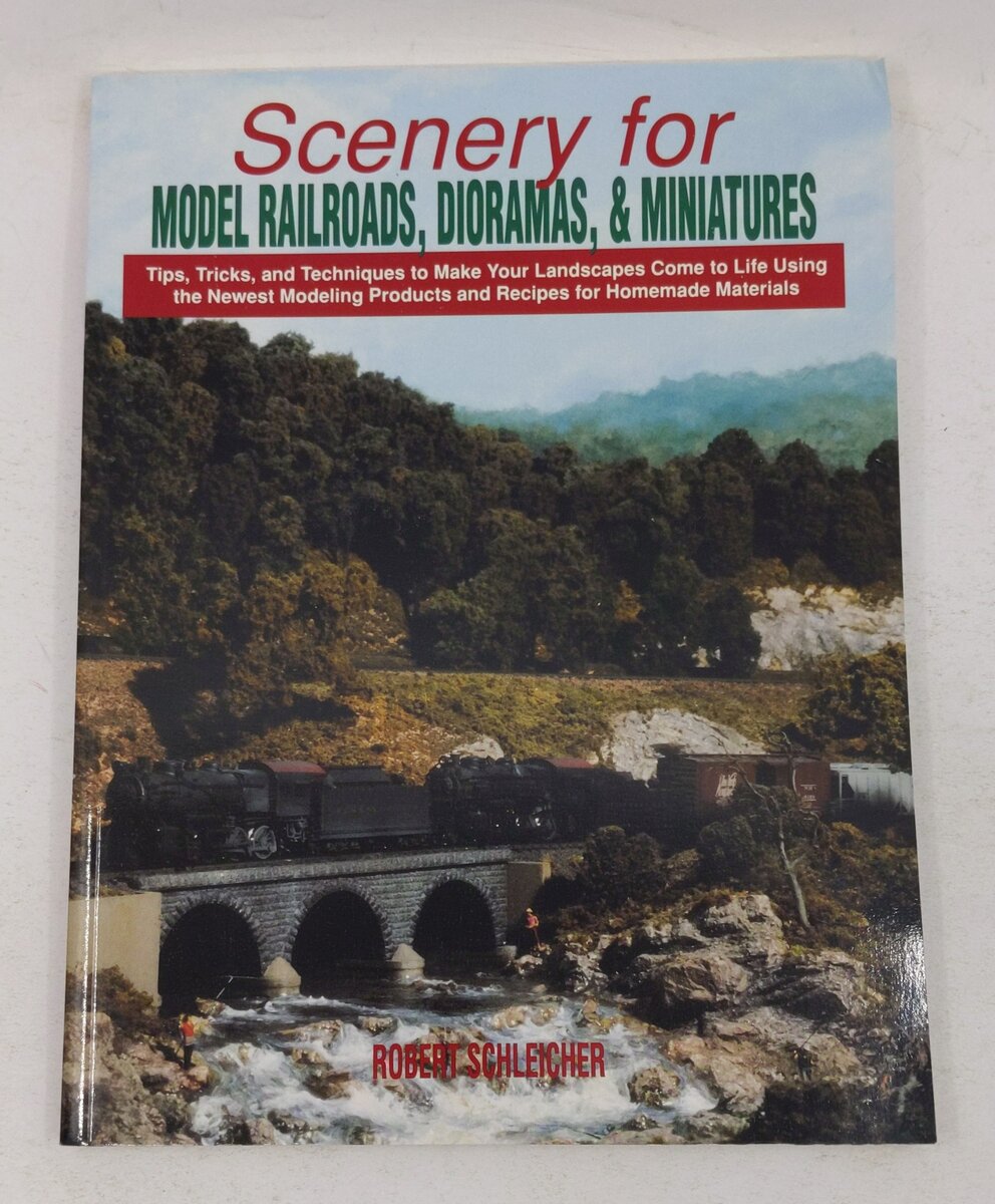 Scenery for Model Railroads, Dioramas, & Miniatures Paperback Robert Schleicher VG