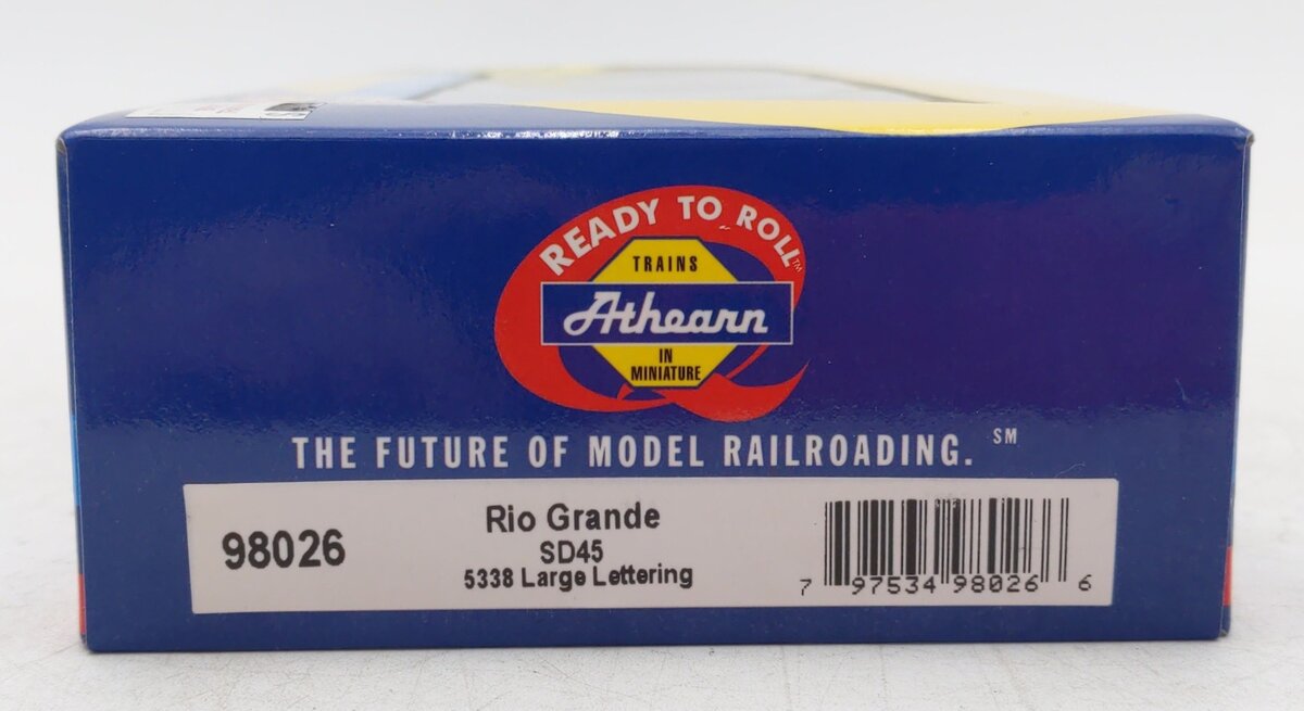 Athearn 98026 HO Scale Rio Grande SD45 Diesel Locomotive #5338 MT/Box