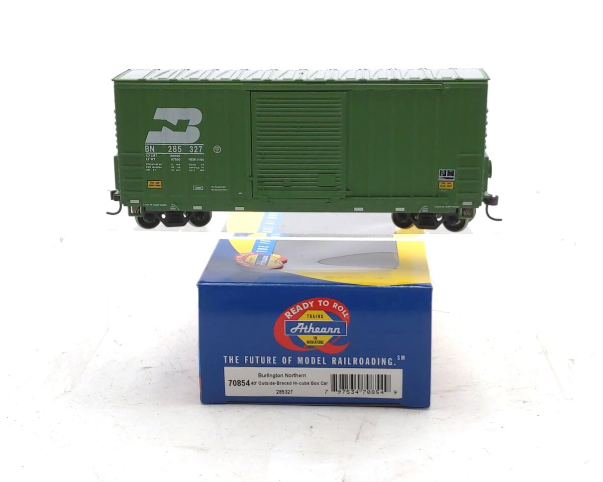 Athearn 70854 HO Scale Burlington Northern 40' Hi-Cube Box Car #285327
