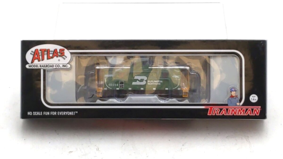 Atlas 11338 HO Scale Trainman Burlington Northern Cupola Caboose #10296