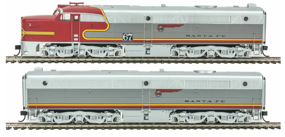 Walthers 910-20064 HO Santa Fe Alco PA-PB #67L/71A with DCC
