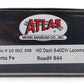 Atlas 10002308 HO Santa Fe DASH 8-40CW Diesel Loco with DCC & Sound #844