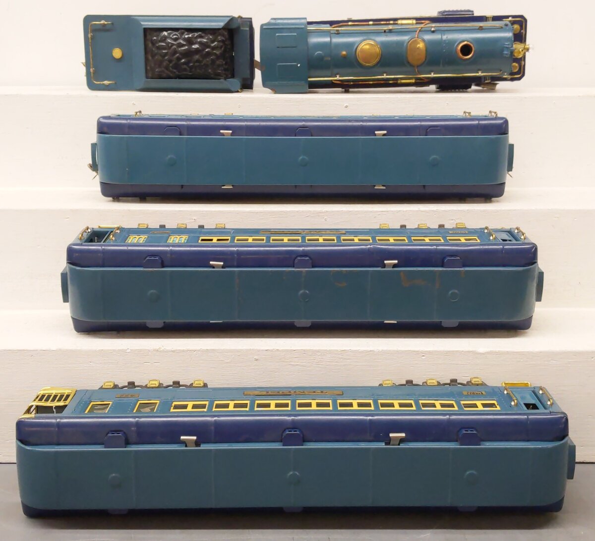 Lionel 390E Vintage Standard Gauge Blue Comet Prewar Train Set VG