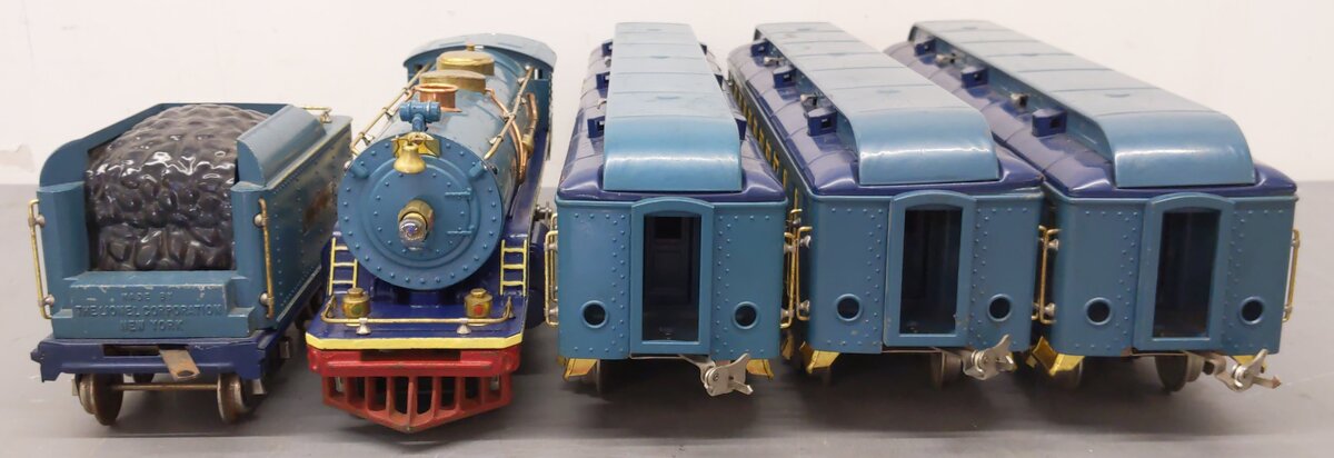 Lionel 390E Vintage Standard Gauge Blue Comet Prewar Train Set VG