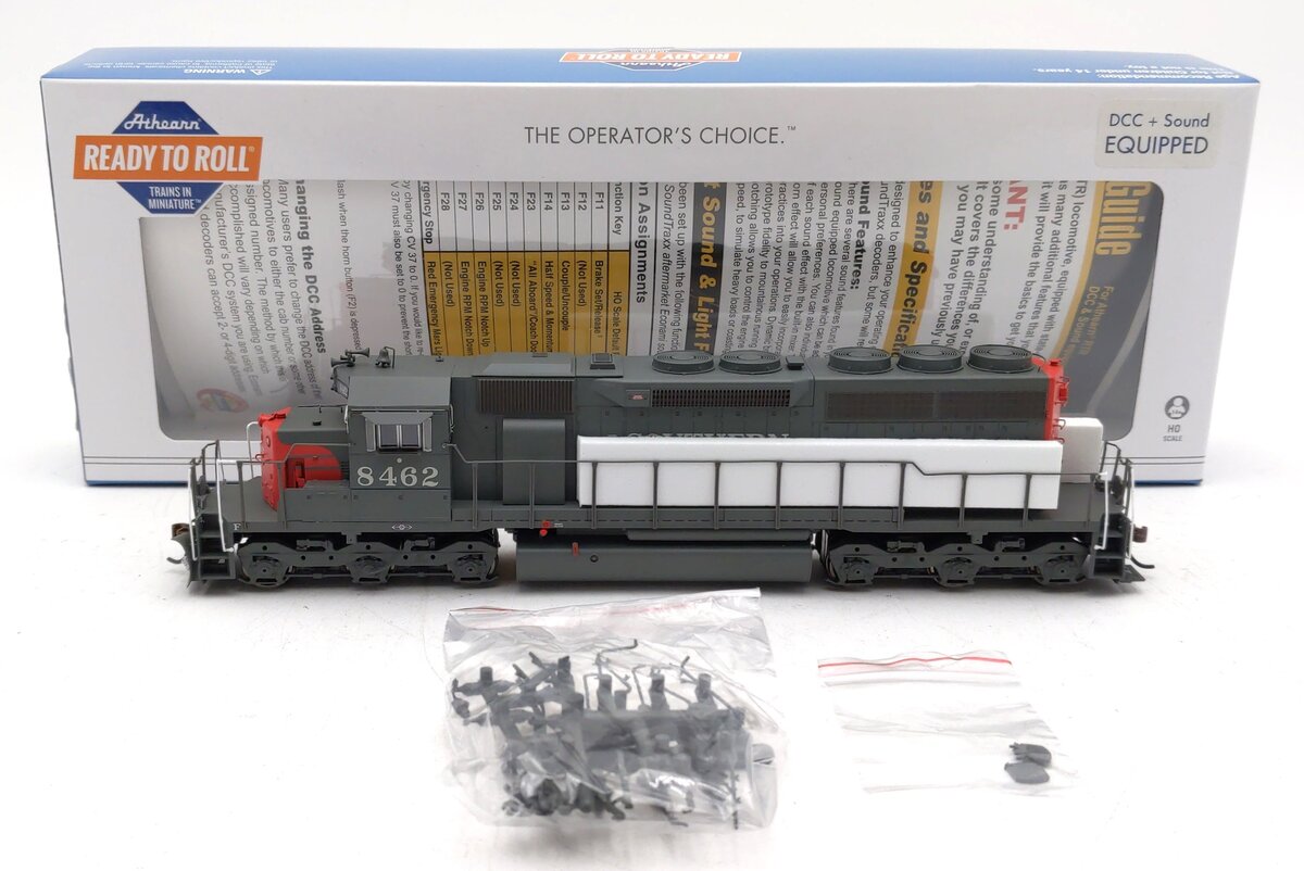 Athearn 86821 HO SP/Red & Grey RTR SD40 Diesel Locomotive with DCC & Sound #8462