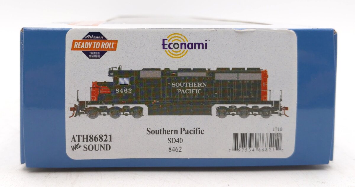 Athearn 86821 HO SP/Red & Grey RTR SD40 Diesel Locomotive with DCC & Sound #8462