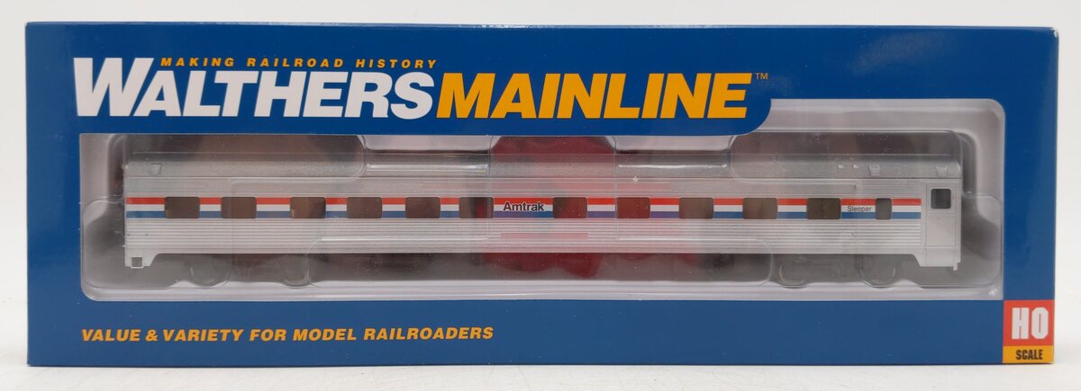 Walthers 910-30101 HO Scale Amtrak 85' Budd 10-6 Sleeper Passenger Car