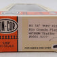 Con-Cor 0001-9277 HO 54' Rio Grande Flat W/DRGW Trailer TOFC Kit #21057