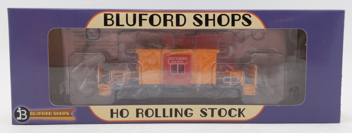 Bluford Shops 32010 HO Southern Pacific Short Body & Roof Bay Window Caboose #1 NIB