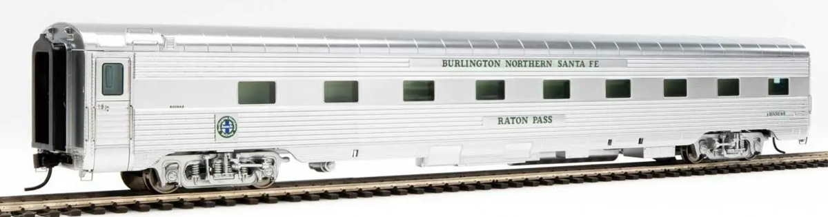 Walthers 920-15255 HO BNSF Raton Pass 85' Real Metal Finish 4-4-2 Sleeper #65