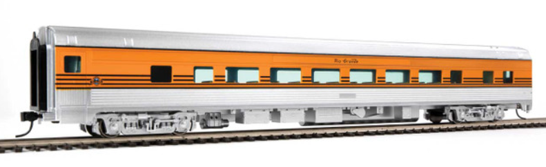 Walthers 910-30017 HO D&RGW 85' Budd Large-Window Coach Ready to Run