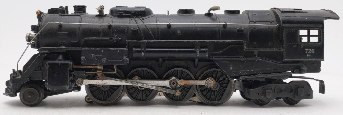Lionel 726RR Vintage O Berkshire 2-8-4 Die-Cast Steam Locomotive VG