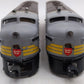 Lionel 2373 Vintage O Canadian Pacific F3 AA Diesel Locomotives w/Modern Shells VG