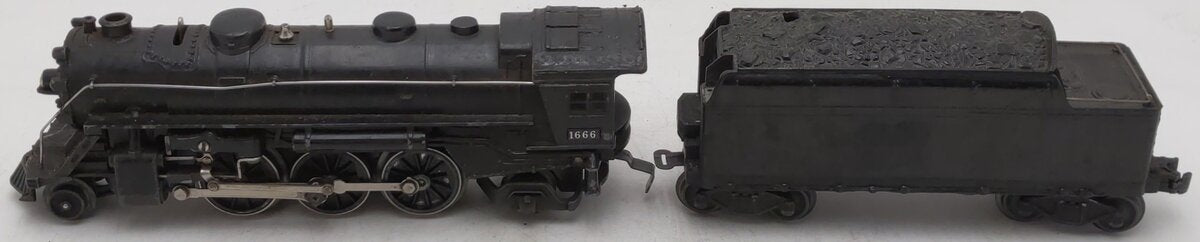 Lionel 1666 Vintage O 2-6-2 Die-Cast Steam Locomotive & Tender
