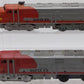 Marx 1095 Vintage O Santa Fe AA Diesel Locomotives VG