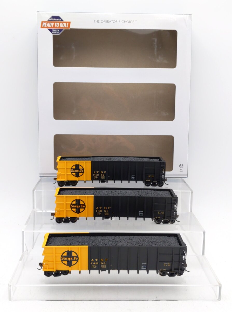 Athearn 97589 HO SF Thrall High Side Gondola #3 - RTR (Set of 3)