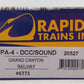 Rapido Trains 20527 HO Grand Canyon Railway MLW FPA4 #6773 w/DCC & Sound