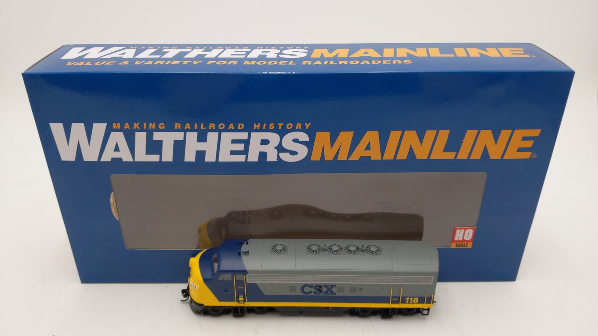 Walthers 910-19951 HO CSX EMD F7 A Diesel Locomotive Sound/DCC #118