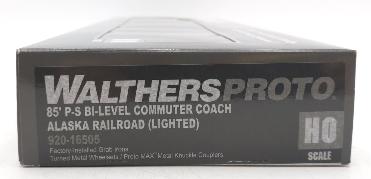 Walthers 920-16505 HO Alaska 85' Pullman-Standard Bi-Level Commuter Coach LN/Box