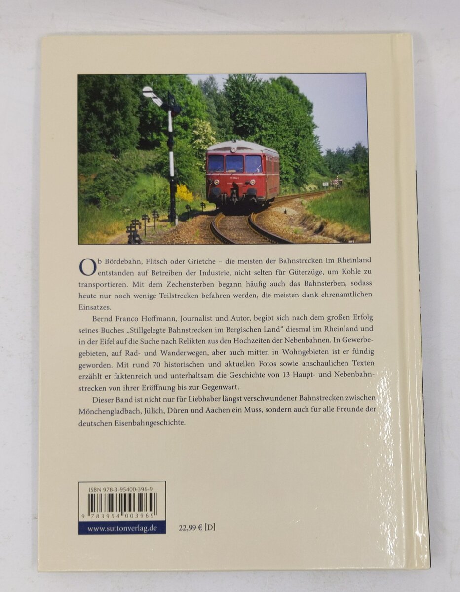 Stillgelegte Bahnstrecken im Rheinland Hardcover Book By Bernd Franco Hoffmann LN