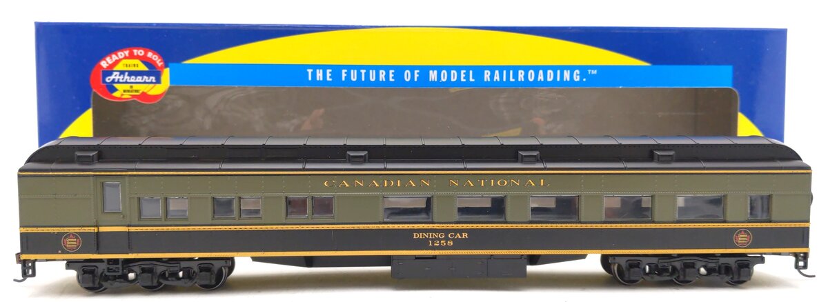 Athearn 79453 HO Canadian National Heavyweight Dining Passenger Car #1258 NIB