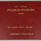 The Official Pullman-Standard Library, Vol. 13 Hardcover Book By W. David Randal EX