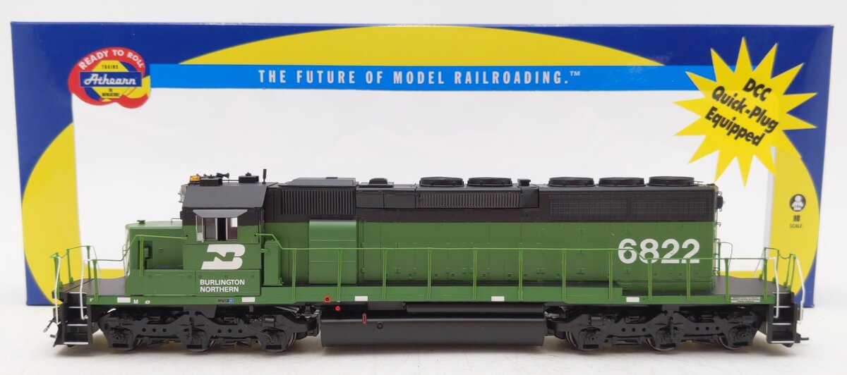 Athearn ATH98234 HO Scale Burlington Northern SD40-2 Diesel Locomotive #6822 LN/Box