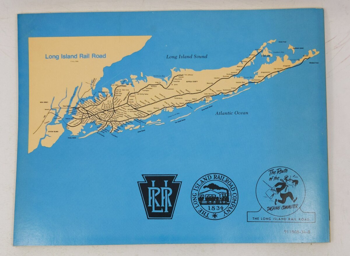 Long Island Railroad Paperback Book By Fred Kramer VG