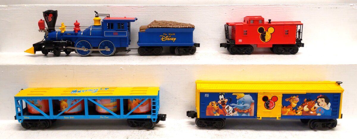 Lionel 6-31947 O Gauge World of Disney Steam Train Set EX/Box
