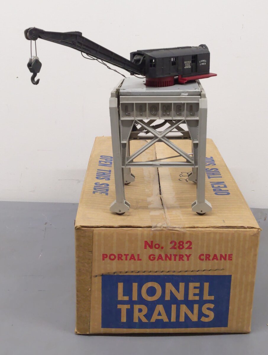 Lionel 282 Vintage O Bucyrus Erie Remote Control Gantry Crane VG/Box